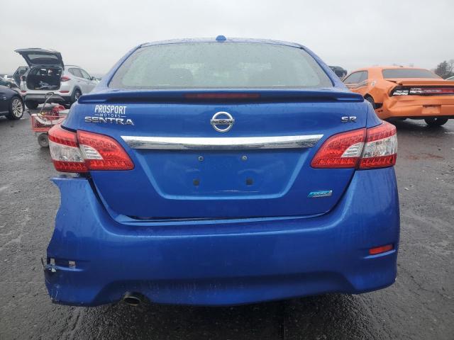 3N1AB7AP5DL713510 - 2013 NISSAN SENTRA S BLUE photo 6