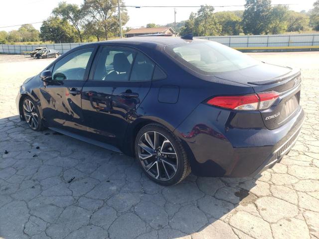5YFP4RCE7LP015801 - 2020 TOYOTA COROLLA SE BLUE photo 2