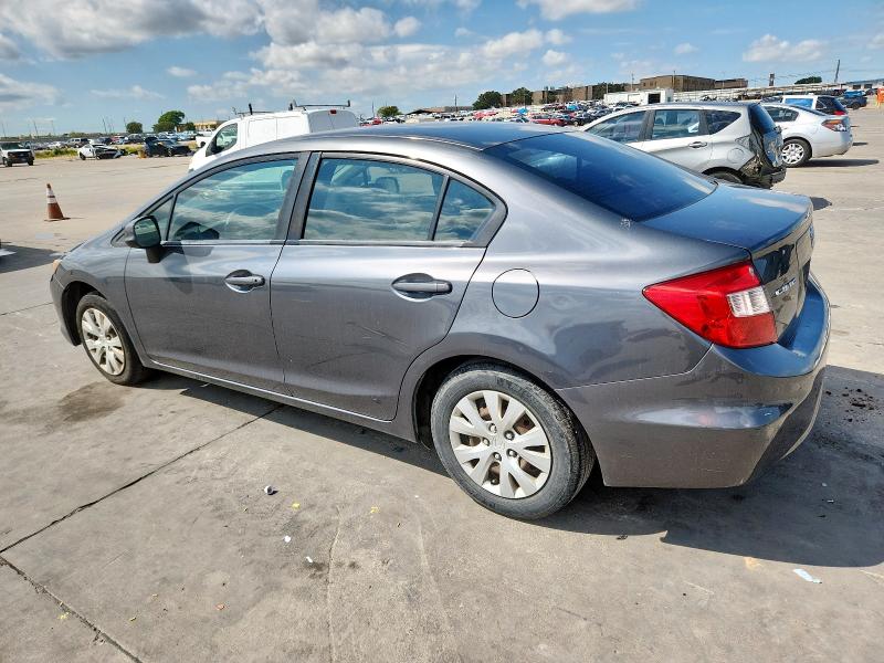 19XFB2F58CE301260 - 2012 HONDA CIVIC LX 灰色 照片 2