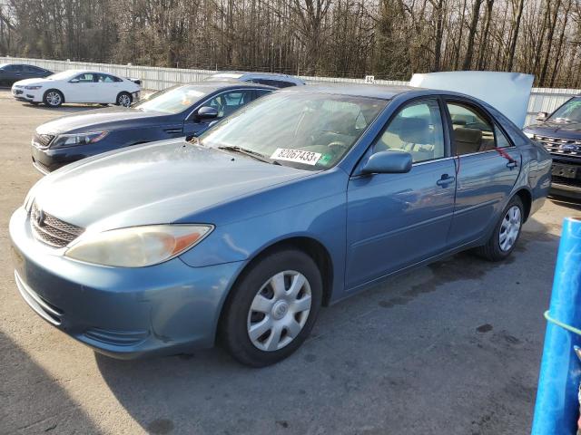 4T1BE32K44U890183 - 2004 TOYOTA CAMRY LE BLUE photo 1