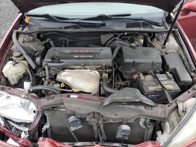 4T1BE32K84U322888 - 2004 TOYOTA CAMRY LE RED photo 11