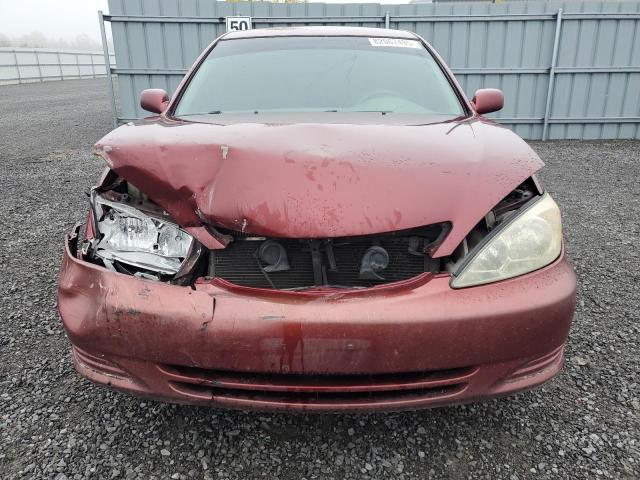 4T1BE32K84U322888 - 2004 TOYOTA CAMRY LE RED photo 5