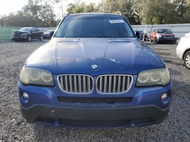 WBXPC93438WJ15583 - 2008 BMW X3 3.0SI BLUE photo 5