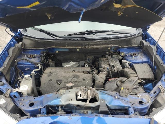 JA4AP3AU7KU006984 - 2019 MITSUBISHI OUTLANDER ES ლურჯი ფოტო 12