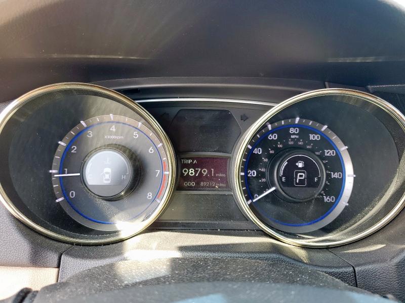 5NPEC4AC2BH171982 - 2011 HYUNDAI SONATA SE BLUE photo 9