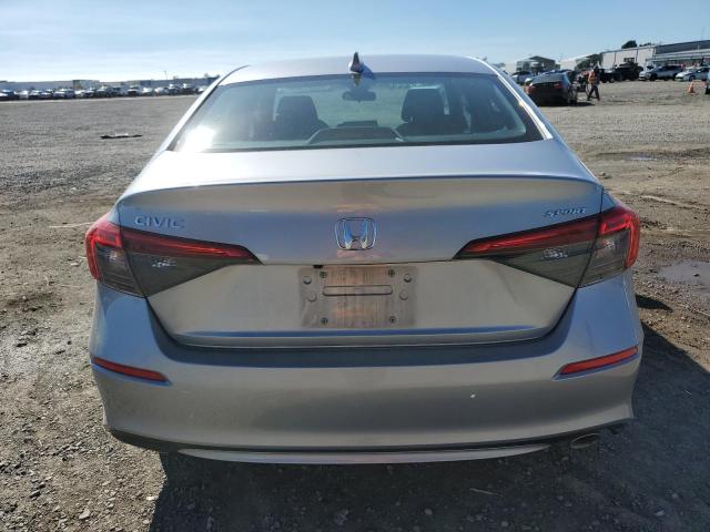 2HGFE2F51PH558232 - 2023 HONDA CIVIC SPORT ვერცხლისფერი ფოტო 6