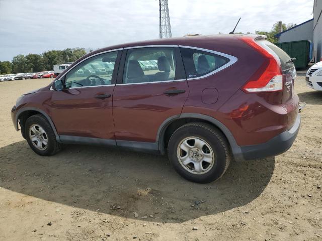 5J6RM4H38CL074992 - 2012 HONDA CR-V LX MAROON photo 2