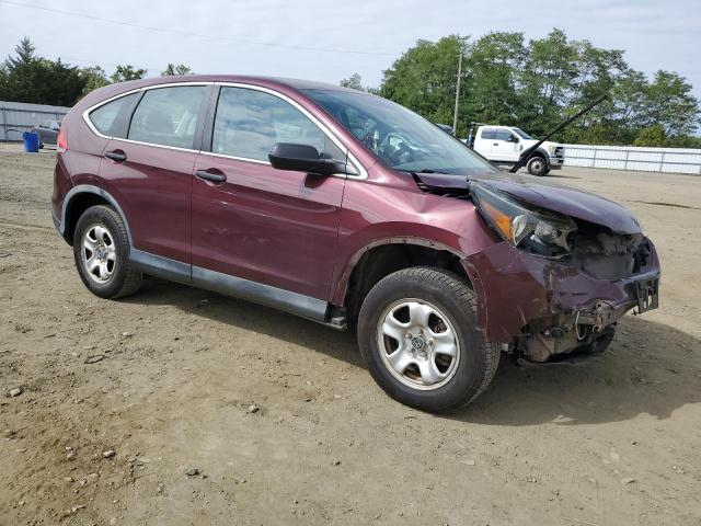 5J6RM4H38CL074992 - 2012 HONDA CR-V LX MAROON photo 4