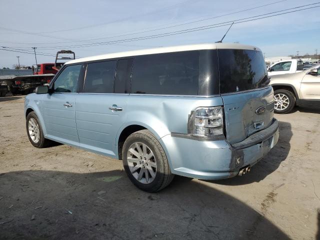 2FMDK52C89BB07692 - 2009 FORD FLEX SEL BLUE photo 2