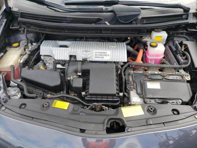 JTDKN3DU0D1734307 - 2013 TOYOTA PRIUS ნაცრისფერი ფოტო 11