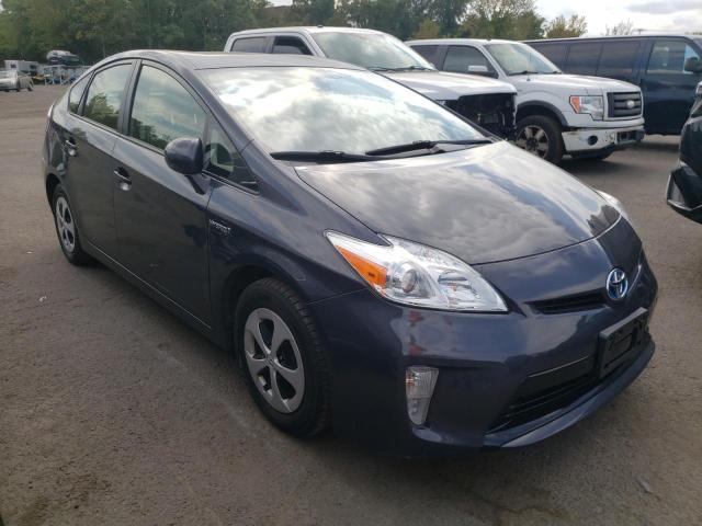JTDKN3DU0D1734307 - 2013 TOYOTA PRIUS ნაცრისფერი ფოტო 4