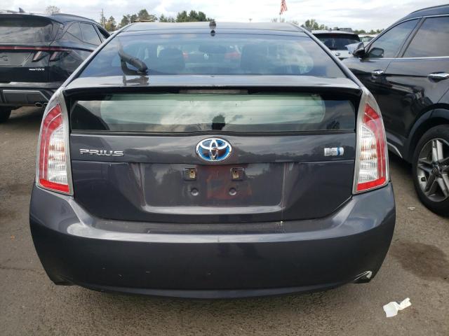 JTDKN3DU0D1734307 - 2013 TOYOTA PRIUS ნაცრისფერი ფოტო 6