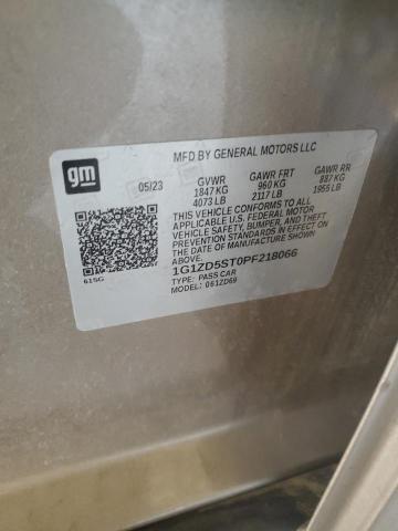 1G1ZD5ST0PF218066 - 2023 CHEVROLET MALIBU LT GOLD photo 12