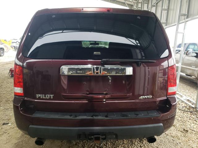 5FNYF4H6XAB024973 - 2010 HONDA PILOT EXL Bordo fotoğraf 6