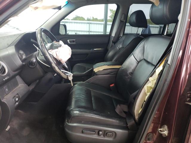 5FNYF4H6XAB024973 - 2010 HONDA PILOT EXL Bordo fotoğraf 7