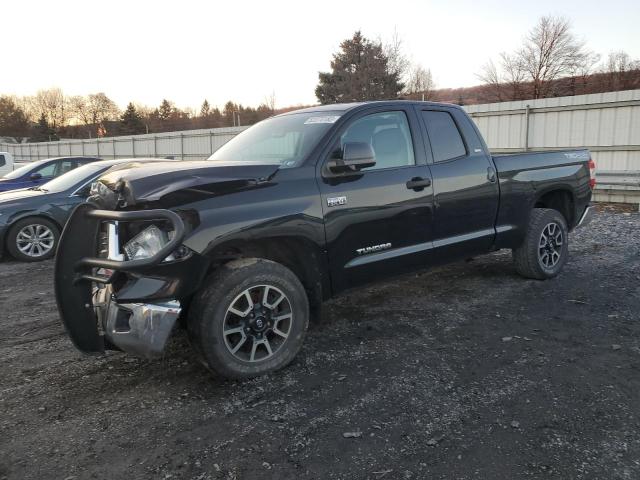 5TFUY5F10EX336365 - 2014 TOYOTA TUNDRA DOUBLE CAB SR/SR5 BLACK photo 1