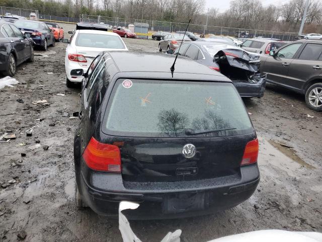 9BWGL61J444032521 - 2004 VOLKSWAGEN GOLF GLS BLACK photo 6