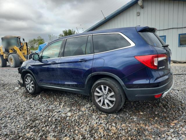 5FNYF5H58KB021164 - 2019 HONDA PILOT EXL BLUE photo 2