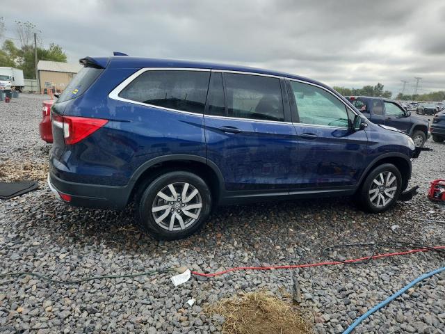 5FNYF5H58KB021164 - 2019 HONDA PILOT EXL BLUE photo 3