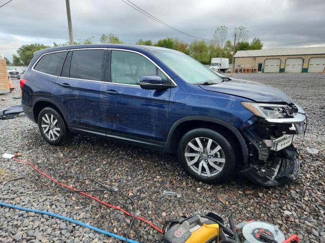 5FNYF5H58KB021164 - 2019 HONDA PILOT EXL BLUE photo 4