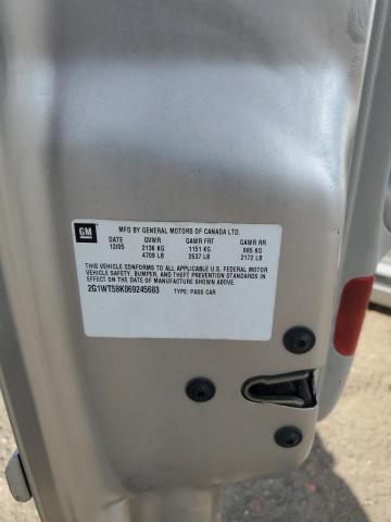 2G1WT58K069245683 - 2006 CHEVROLET IMPALA LT SILVER photo 12