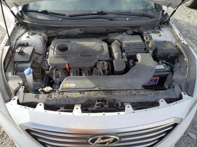 5NPE24AFXFH005485 - 2015 HYUNDAI SONATA SE WHITE photo 11