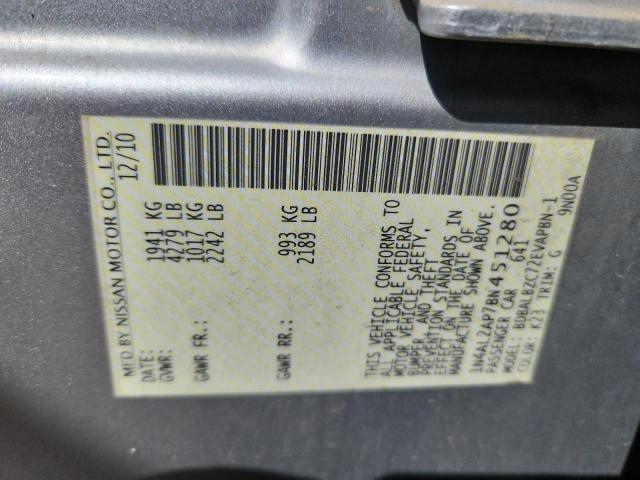 1N4AL2AP7BN451280 - 2011 NISSAN ALTIMA BASE Gümüş foto 13