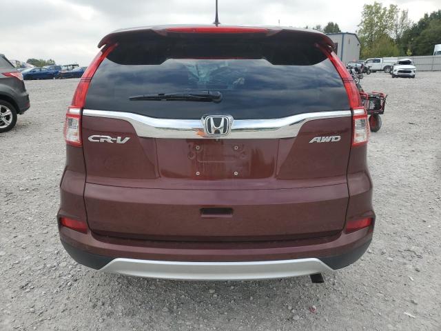5J6RM4H79FL104413 - 2015 HONDA CR-V EXL BURGUNDY photo 6