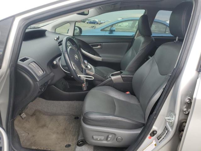 JTDKN3DU8F1944768 - 2015 TOYOTA PRIUS SILVER photo 7