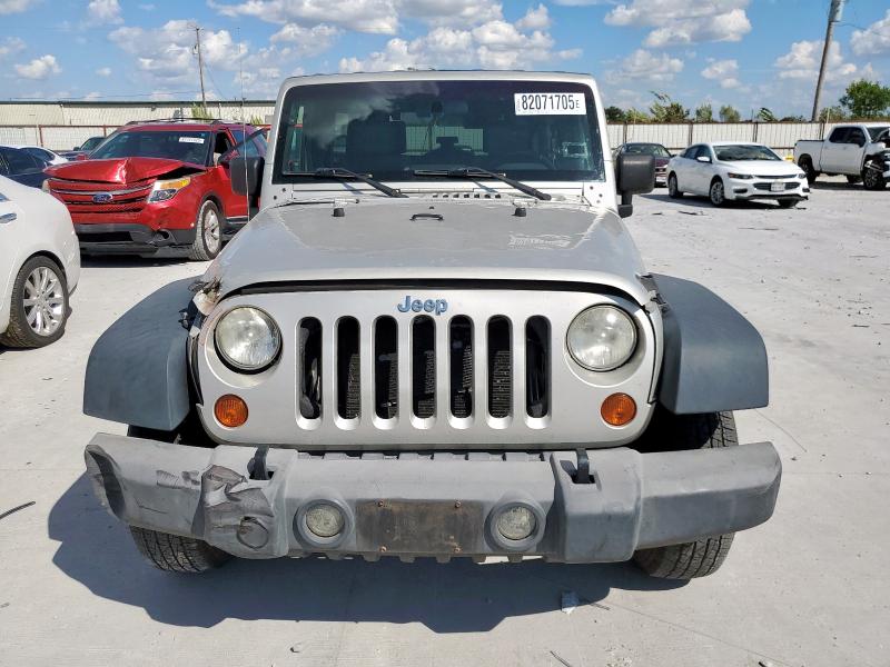 1J4GB39107L102102 - 2007 JEEP WRANGLER X SILVER photo 5