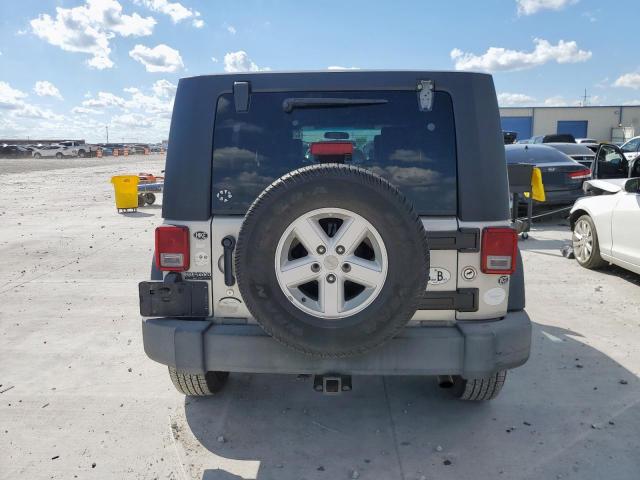 1J4GB39107L102102 - 2007 JEEP WRANGLER X SILVER photo 6