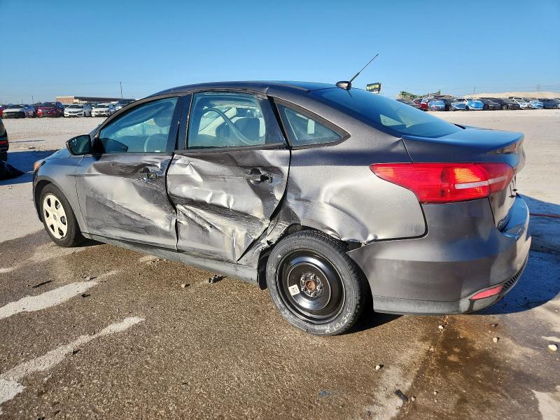 1FADP3E27JL258935 - 2018 FORD FOCUS S Szary zdjęcie 2