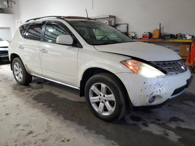 JN8AZ08T76W420812 - 2006 NISSAN MURANO SL WHITE photo 4