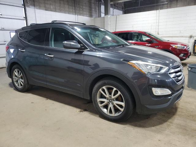 5XYZUDLA1FG302293 - 2015 HYUNDAI SANTA FE SPORT GRAY photo 4