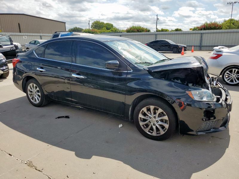 3N1AB7AP3HY371791 - 2017 NISSAN SENTRA S BLACK photo 4