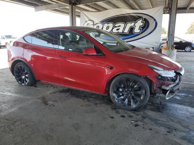 5YJYGDEE5LF055401 - 2020 TESLA MODEL Y RED photo 4