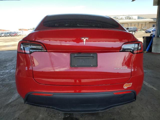 5YJYGDEE5LF055401 - 2020 TESLA MODEL Y RED photo 6