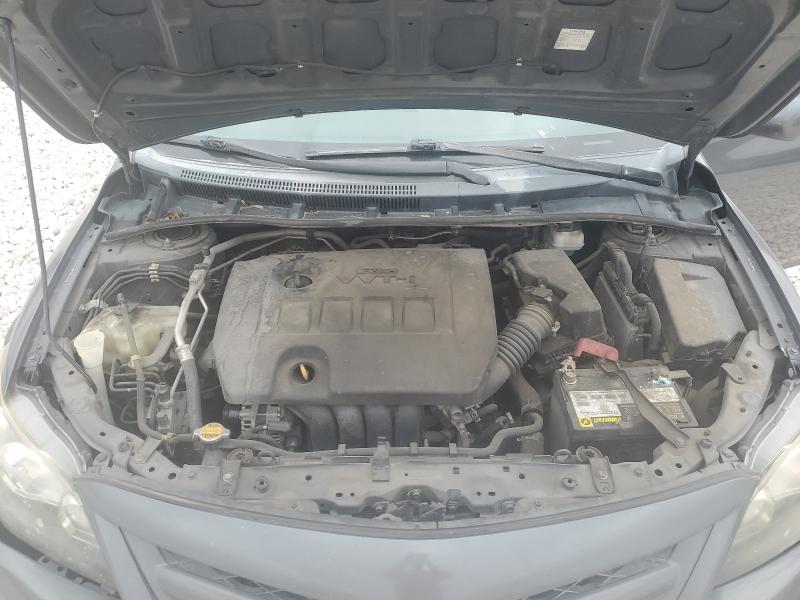 2T1BU4EE1BC651493 - 2011 TOYOTA COROLLA BASE Gri fotoğraf 11