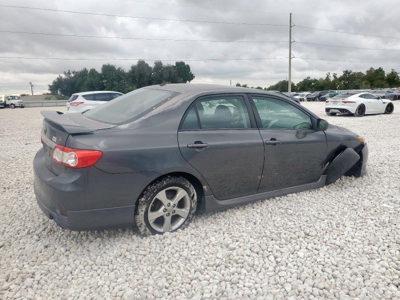 2T1BU4EE1BC651493 - 2011 TOYOTA COROLLA BASE Gri fotoğraf 3