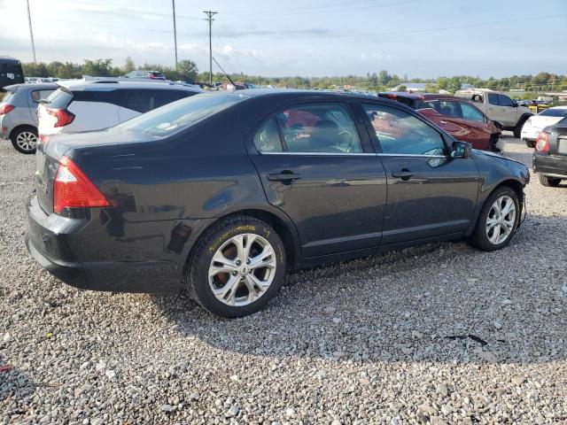 3FAHP0HA3CR417909 - 2012 FORD FUSION SE BLACK photo 3