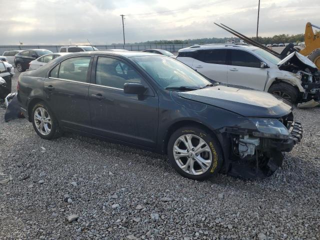 3FAHP0HA3CR417909 - 2012 FORD FUSION SE BLACK photo 4