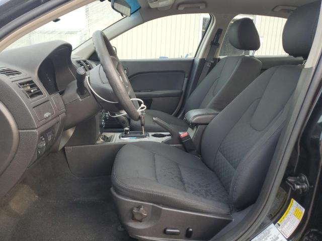 3FAHP0HA3CR417909 - 2012 FORD FUSION SE BLACK photo 7