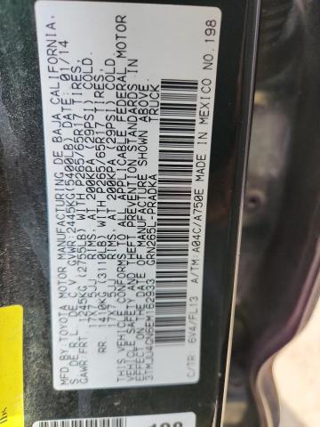 3TMJU4GN6EM162933 - 2014 TOYOTA TACOMA DOUBLE CAB PRERUNNER GREEN photo 13