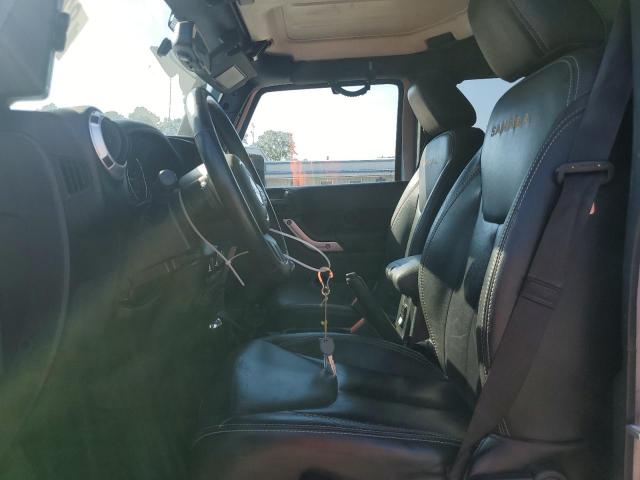 1C4BJWEG9EL198579 - 2014 JEEP WRANGLER U SAHARA GRAY photo 7