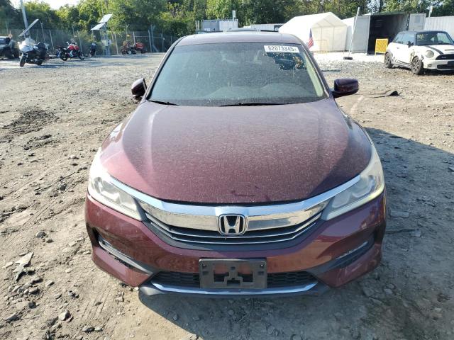 1HGCR2F89GA149072 - 2016 HONDA ACCORD EXL BURGUNDY photo 5
