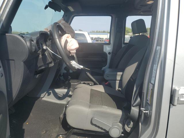 1J4HA3H11AL124965 - 2010 JEEP WRANGLER U SPORT SILVER photo 7