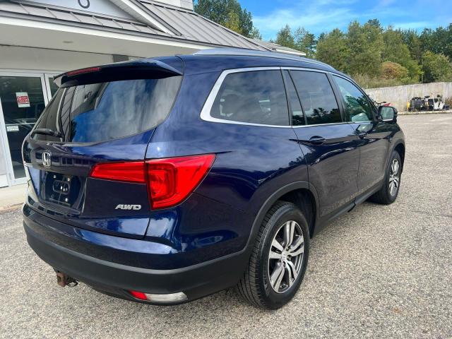 5FNYF6H53GB0250 - 2016 HONDA PILOT EXL 蓝色 照片 4