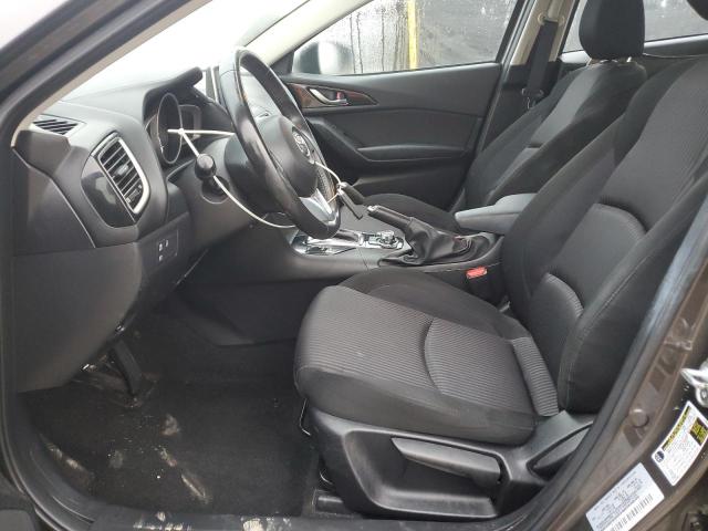 JM1BM1W72G1317211 - 2016 MAZDA 3 TOURING GRAY photo 7