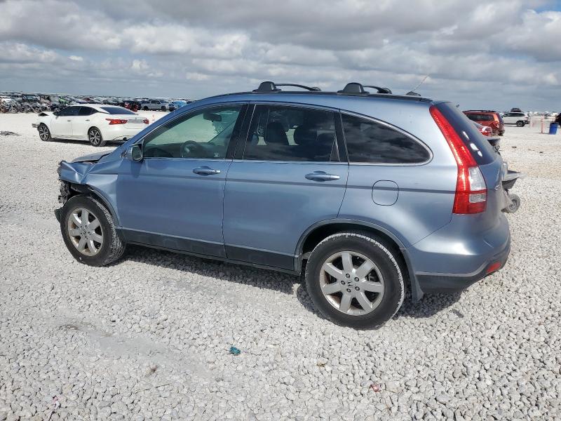 JHLRE48757C063852 - 2007 HONDA CR-V EXL BLUE photo 2