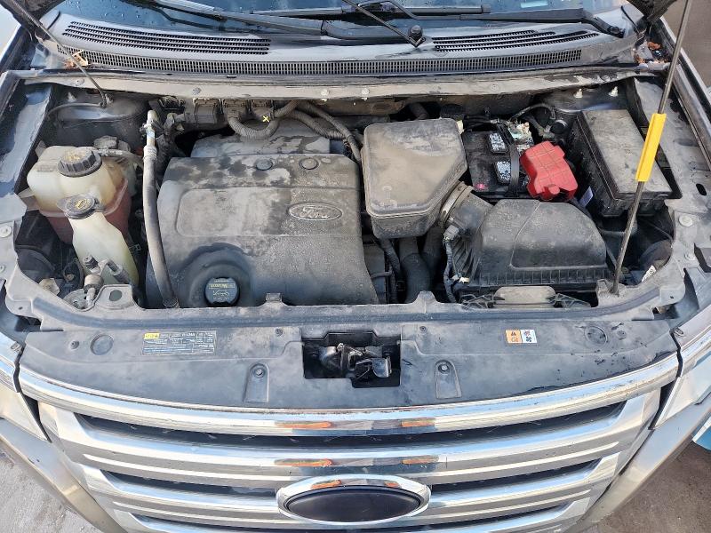 2FMDK3JC5DBE03221 - 2013 FORD EDGE SEL ნაცრისფერი ფოტო 12